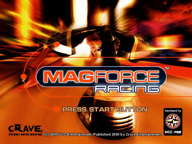 MagForce Racing Title Screen